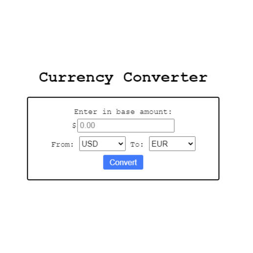 Currency Converter in React
